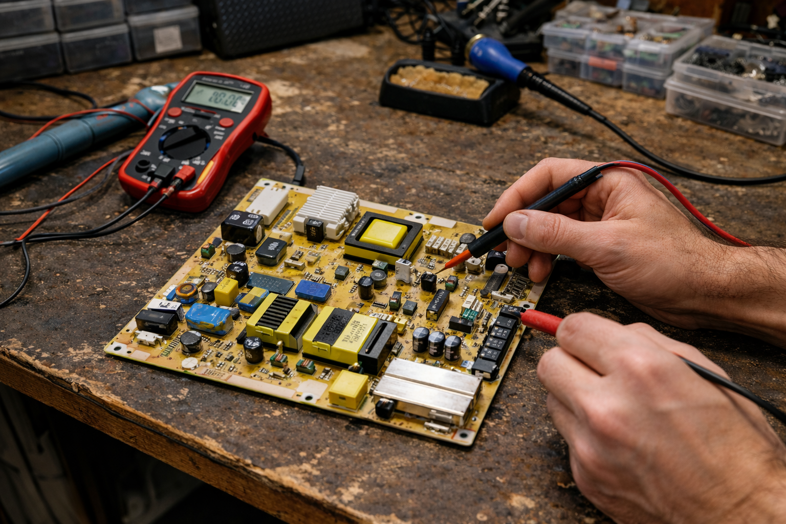 Televizyon Power (Besleme) Kartı Tamiri